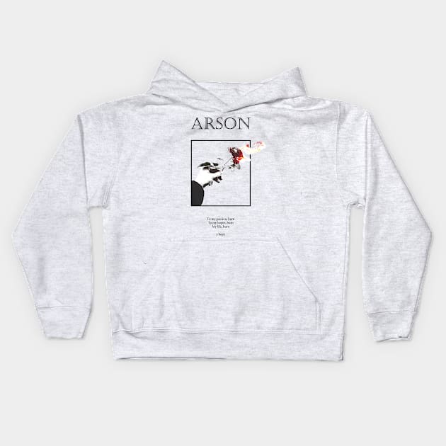 Arson 1 Black Kids Hoodie by ZoeDesmedt